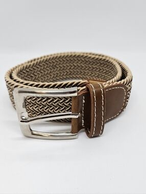 USG Women's Belt - Breezy Beige/Brown Stretch Belt